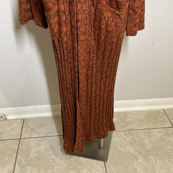 Free People beach nights maxi ribbed cardigan new - Picture 6 of 8